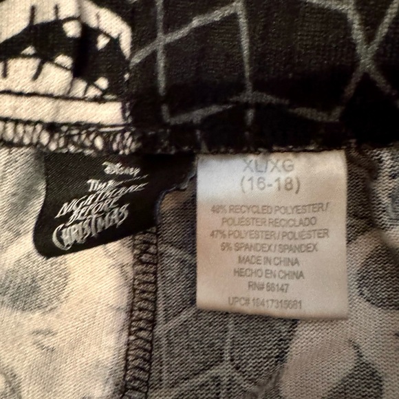 Disney Nightmare Before Christmas Sleep Shorts PJs 2 Pair Bundle XL - Picture 5 of 5